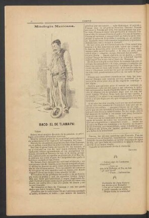 Mitología mexicana. : Baco (El de Tlamapa)