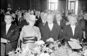 Freiburg: Universität Freiburg, Aula, Reihe mit Constantin von Dietze