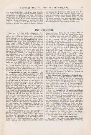 67-68 Verschiedenes. Schlußwort