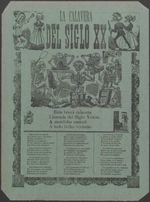 La calavera del siglo XX