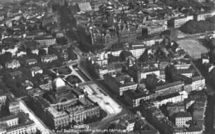 Leipzig: Blick auf Reichsgericht u. neues Rathaus