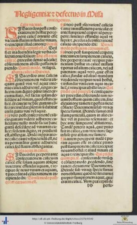 Negligentiae et defectus missa contingentes