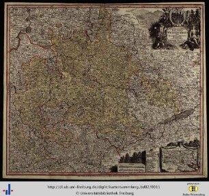 Nova et accuratißima Ducatus Wurtenbergici cum Territoriis conterminis Designatio