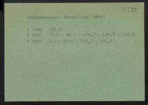 Schönenberger, Maximilian (Max)