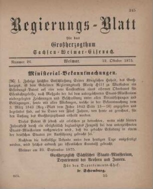 Nr. 26 : 12. Oktober 1875