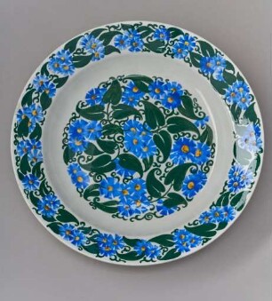 Schüssel mit runden Blumenornamenten