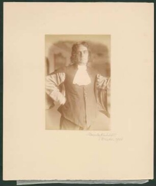 Willi Kleinoschegg als Valère in "Der Geizige" von Jean Baptiste Molière. Dresden: Schauspielhaus, Neueinstudierung 21.02.1926