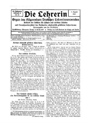 Das weibliche Dienstjahr