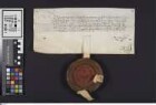 Wimpfen: König Maximilian quittiert Bürgermeister und Rat der Stadt Wimpfen die heute [Datum des Briefs] geleistete Zahlung der dem Reich an St. Martinstag [Nov. 11] 1509 fällig werdenden gewöhnlichen Stadtsteuer.