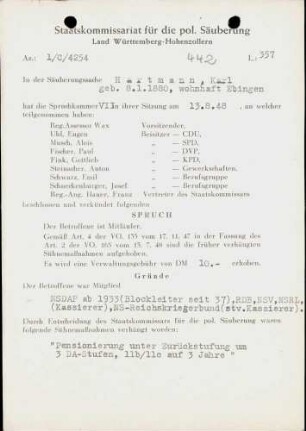 Hartmann, Karl