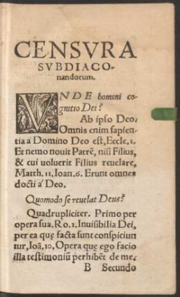 [Examen Ordinandorum]