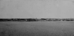 Blick vom Palast des Generalgouverneurs in Khartum auf den Blauen Nil [Reise nach dem Sudan, Band 1]