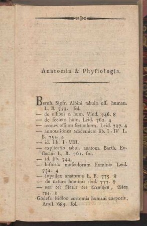 Anatomia & Physiologia