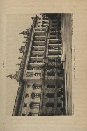 Neues Abgeordnetenhaus. Berlin