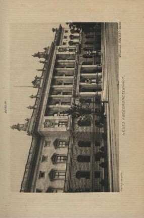 Neues Abgeordnetenhaus. Berlin
