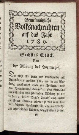 Sechtes Stück