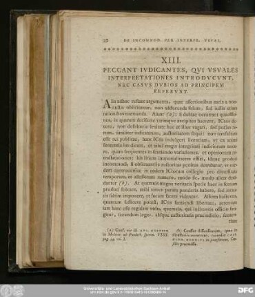 XIII. Peccant Iudicantes, Qui Usuales Interpretationes Introducunt, Nec Casus Dubios Ad Principem Referunt.