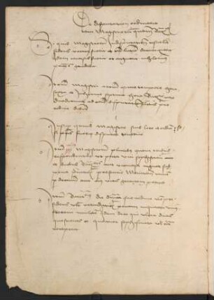 De disputation[e] ordinaria tam Magistror[um] quam Bacc[alaurorum].