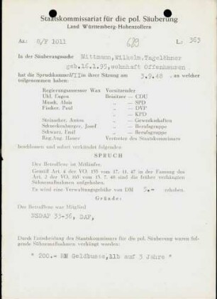 Mittmann, Wilhelm