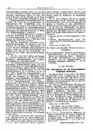 Verrechnung der als Ordnungsstrafen verhängten Geldbußen : [Allgemeine Verwaltungssachen] ; [Für Preußen] ; [Amtliche Erlasse] ; [Amtlicher Teil]