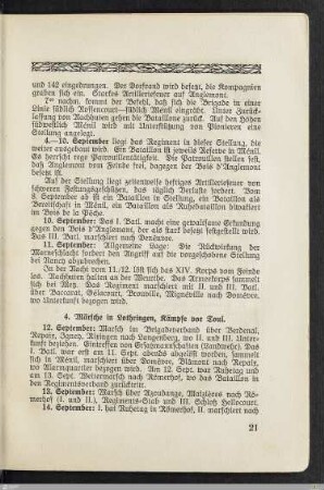 4. Märsche in Lothringen, Kämpfe vor Toul