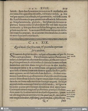 Cap. XIX. Quid modis fiat setaceum, & quamdiu apertum servandum