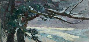 Winter (Kiefern im Schnee)