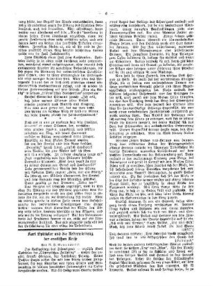 Karl Spitteler und die Ueberwindung der erotischen Krise
