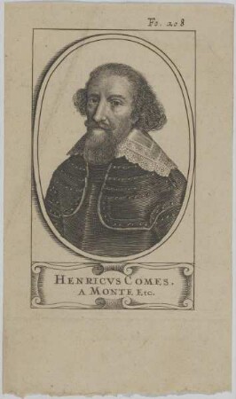 Bildnis des Henricvs de Monte