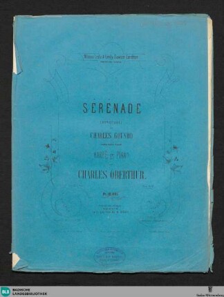 Sérénade : (Berceuse)