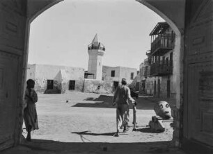 Hanafi Moschee : Minarett der Hanafi Moschee in Sawakin