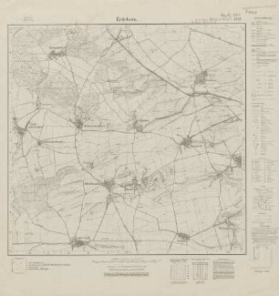 4535 (alte Nr.: 2603) Erdeborn, Meßtischblatt (4cm - Karte)