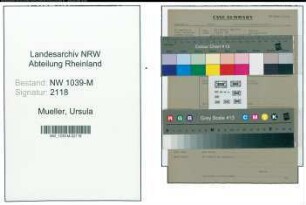 Entnazifizierung Ursula Mueller , geb. 01.07.1907 ()