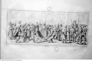 Moerner, Hjalmar: Il Carnevale di Roma, Rom 1820, Bl 8: Il Corso