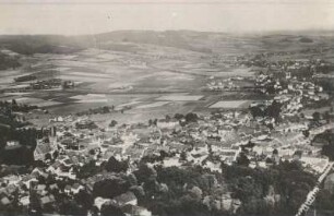 Neustadt in Sachsen. Luftbildaufnahme