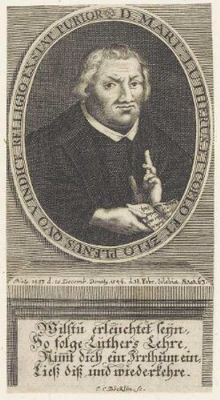 Bildnis des Mart. Lutherus
