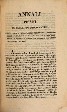 Annali Pisani, 3