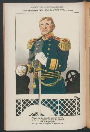 Contraalmirante William B. Caperton - [Ilustración] : Caricaturas contemporáneas