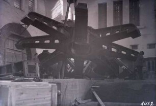 Bau Kraftwerksanlage Staustufe Kachlet/Donau