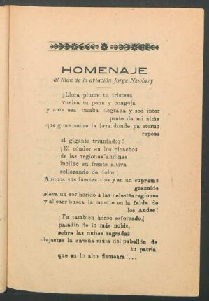 Homenaje al titán de la aviación Jorge Newbery
