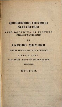 M. Tullii Ciceronis Ad Marcum Brutum Orator : addita est integra et codicum et editorum lectionis varietas