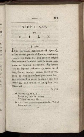 Sectio XXV. De Bile