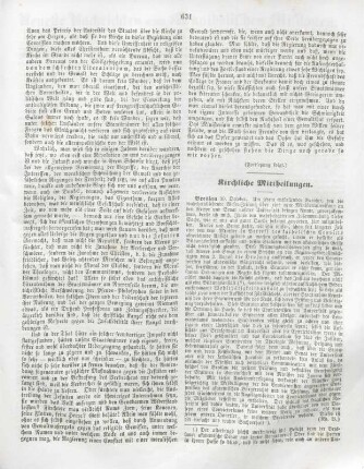 631-632 Kirchliche Mittheilungen