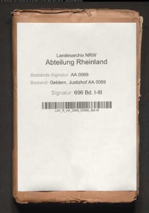 Regierer und Geerbte von Stadt und Land Straelen gegen Gemeinden Arcen und Lomm wegen des Torfstechens im sog. Vaele-Venn