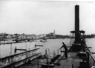Auf dem Dock