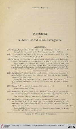 Nachtrag zu allen Abtheilungen (Nr.2926-3109)