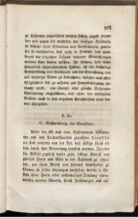 C. Beschreibung der Utensilien
