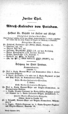 Hofstaat Sr. Majestät des Kaisers und Königs