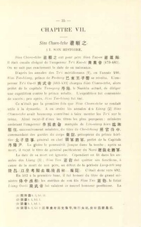 Chapitre VII. Siao Choen-tche ...