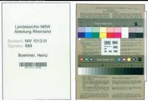 Entnazifizierung Heinz Boehmer , geb. 13.03.1907 (Elektriker)